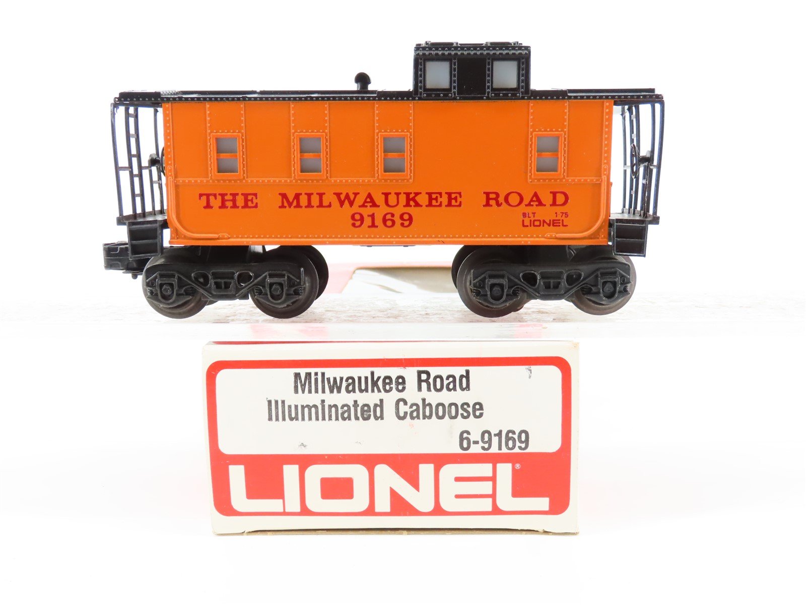 O Gauge 3-Rail Lionel 6-9169 MILW Milwaukee Road Illuminated Caboose #9169