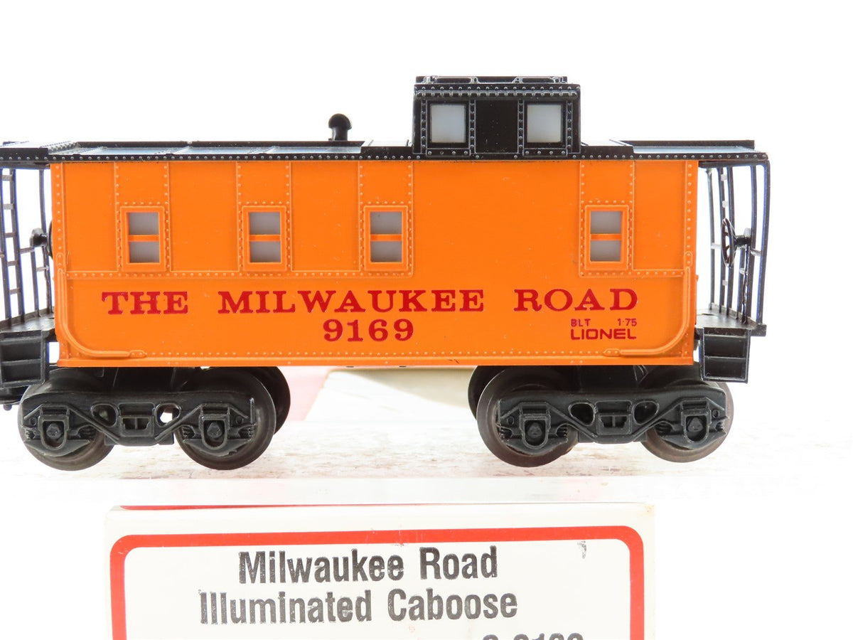 O Gauge 3-Rail Lionel 6-9169 MILW Milwaukee Road Illuminated Caboose #9169