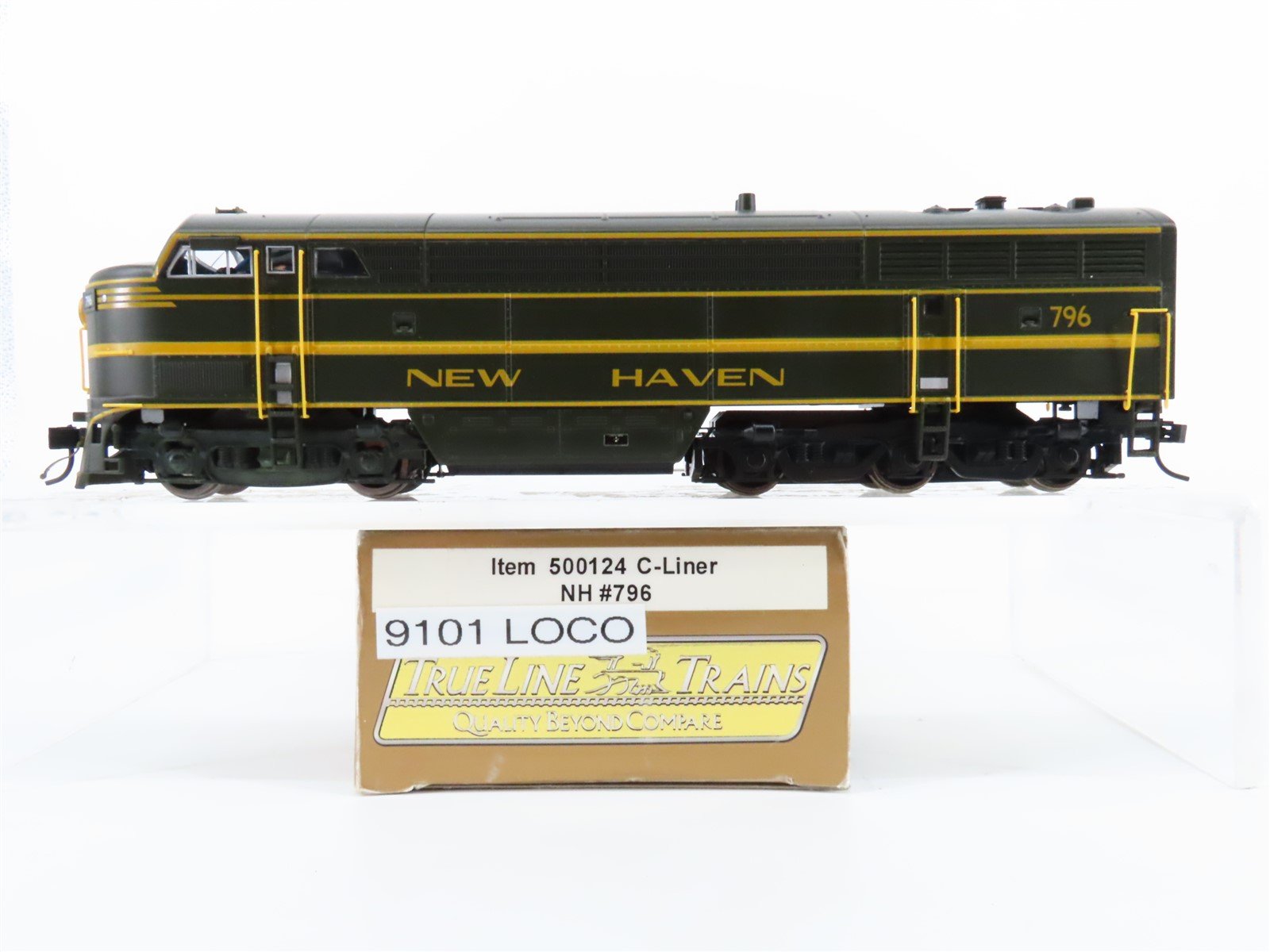 HO Scale TrueLine Gold 500124 NH New Haven C-Liner Diesel #796 w/ DCC & Sound