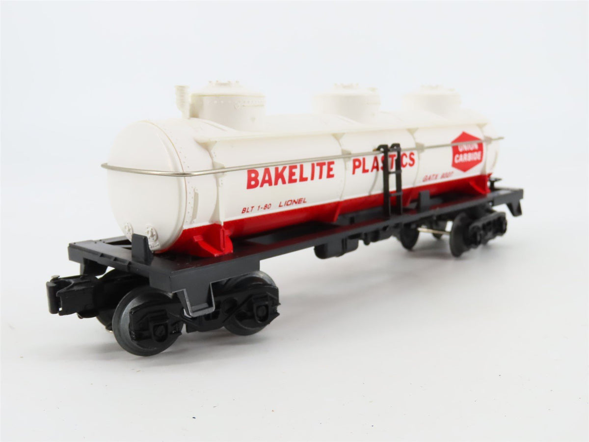 O Gauge 3-Rail Lionel 6-9327 GATX Bakelite Plastics Triple Dome Tank Car #9327