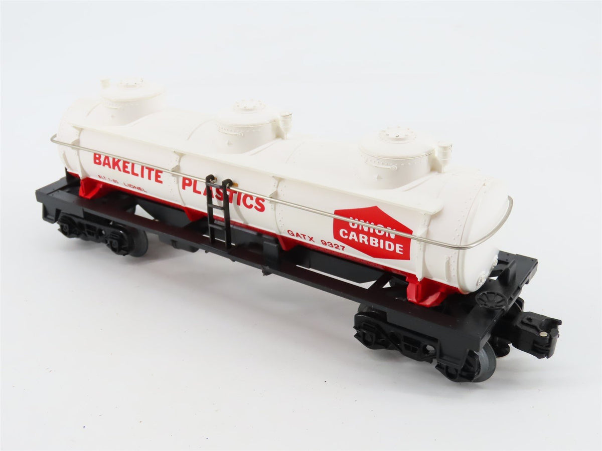 O Gauge 3-Rail Lionel 6-9327 GATX Bakelite Plastics Triple Dome Tank Car #9327