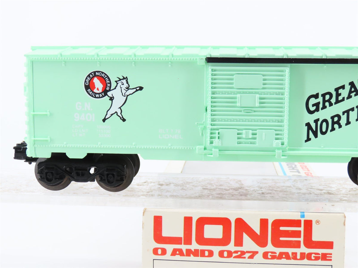 O Gauge 3-Rail Lionel 6-9401 GN Great Northern Single Door Box Car #9401