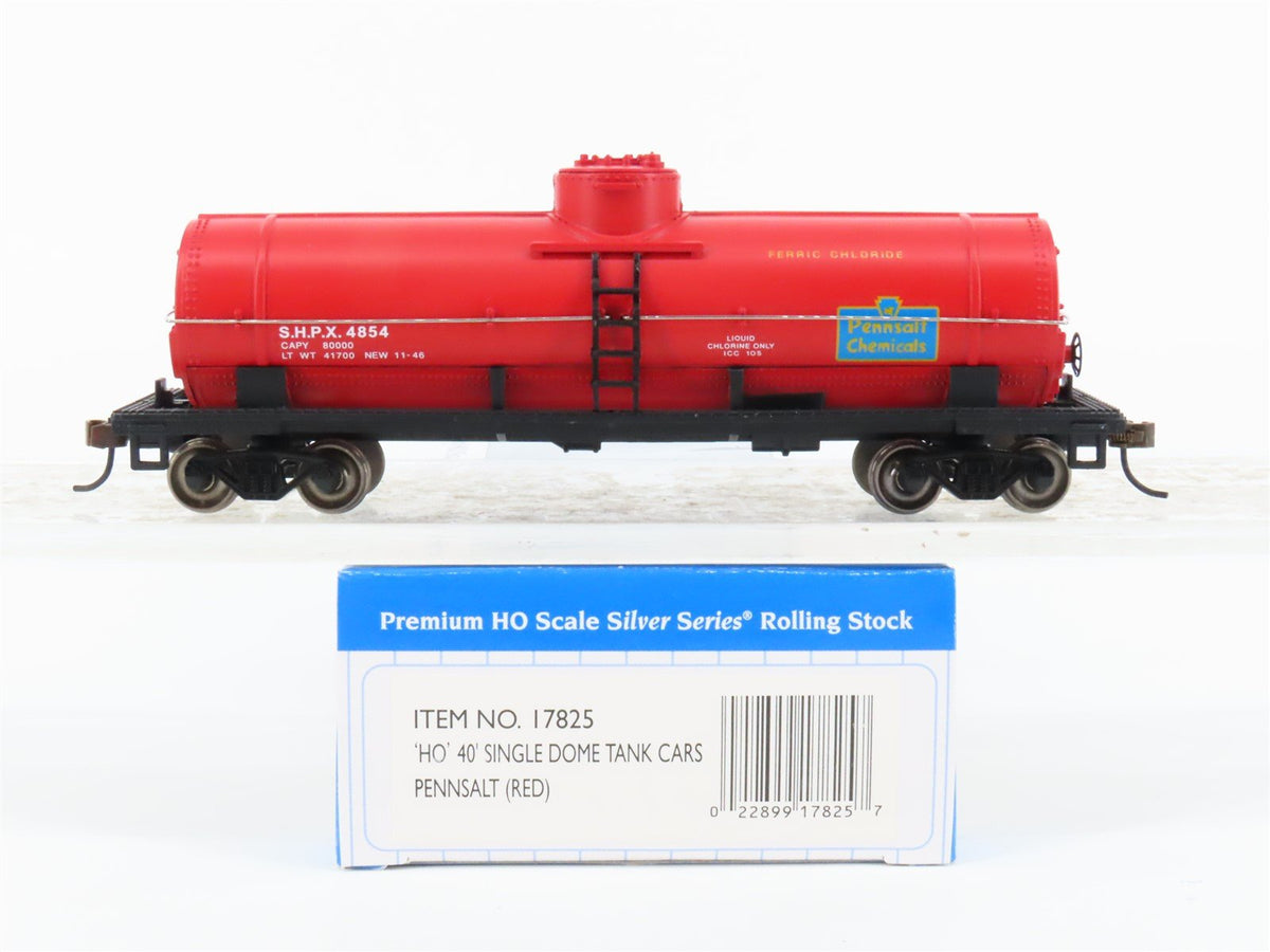 HO Scale Bachmann Silver Series 17825 SHPX Pennsalt Chemicals 40&#39; Tank Car #4854