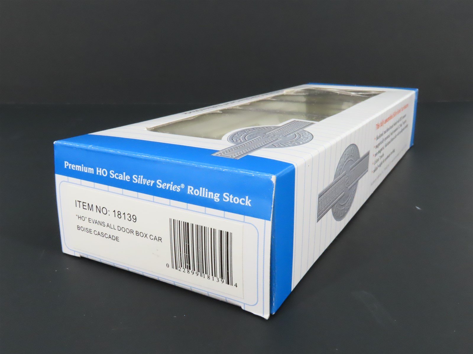 HO Scale Bachmann Silver #18139 MD&W Boise Cascade Evans All Door Box Car #3040