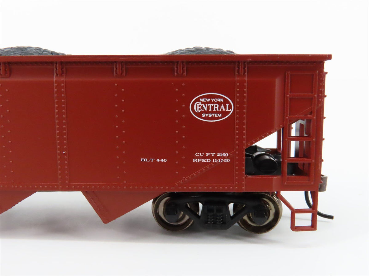 HO Scale Bachmann Silver 17620 NYC New York Central 4-Bay Hopper #862746 w/ Load