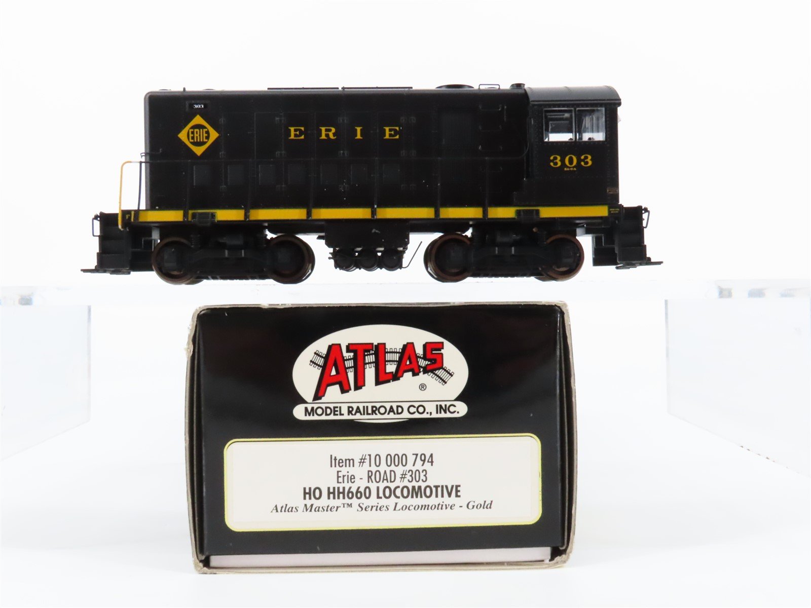 HO Atlas Master Gold 10000794 ERIE Railroad HH660 Diesel #303 w/ DCC & Sound