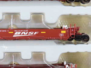 HO Scale Athearn 95061 BNSF Railway 5-Unit Maxi I Well Car #238763