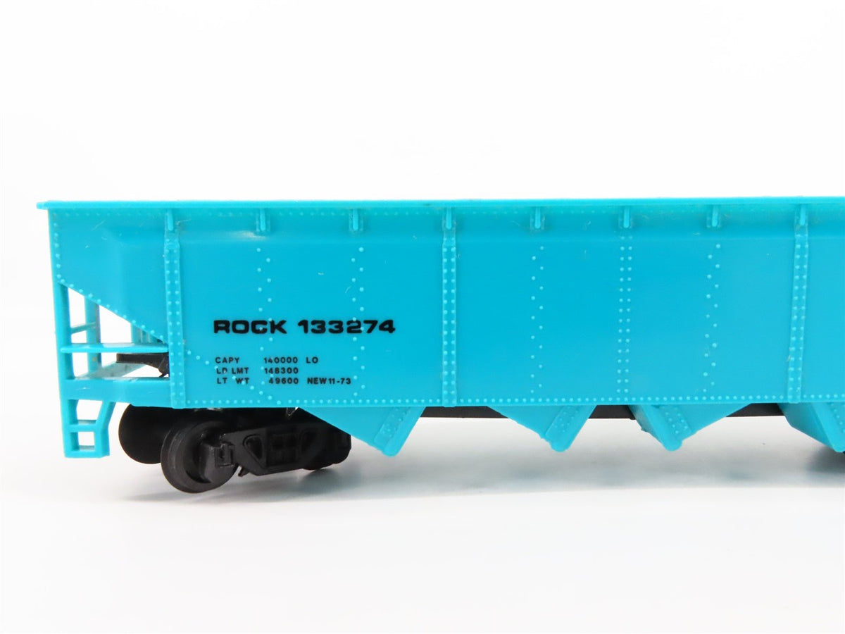 HO Scale Bachmann #17606 ROCK Rock Island &quot;The Rock&quot; 4-Bay Open Hopper #133274