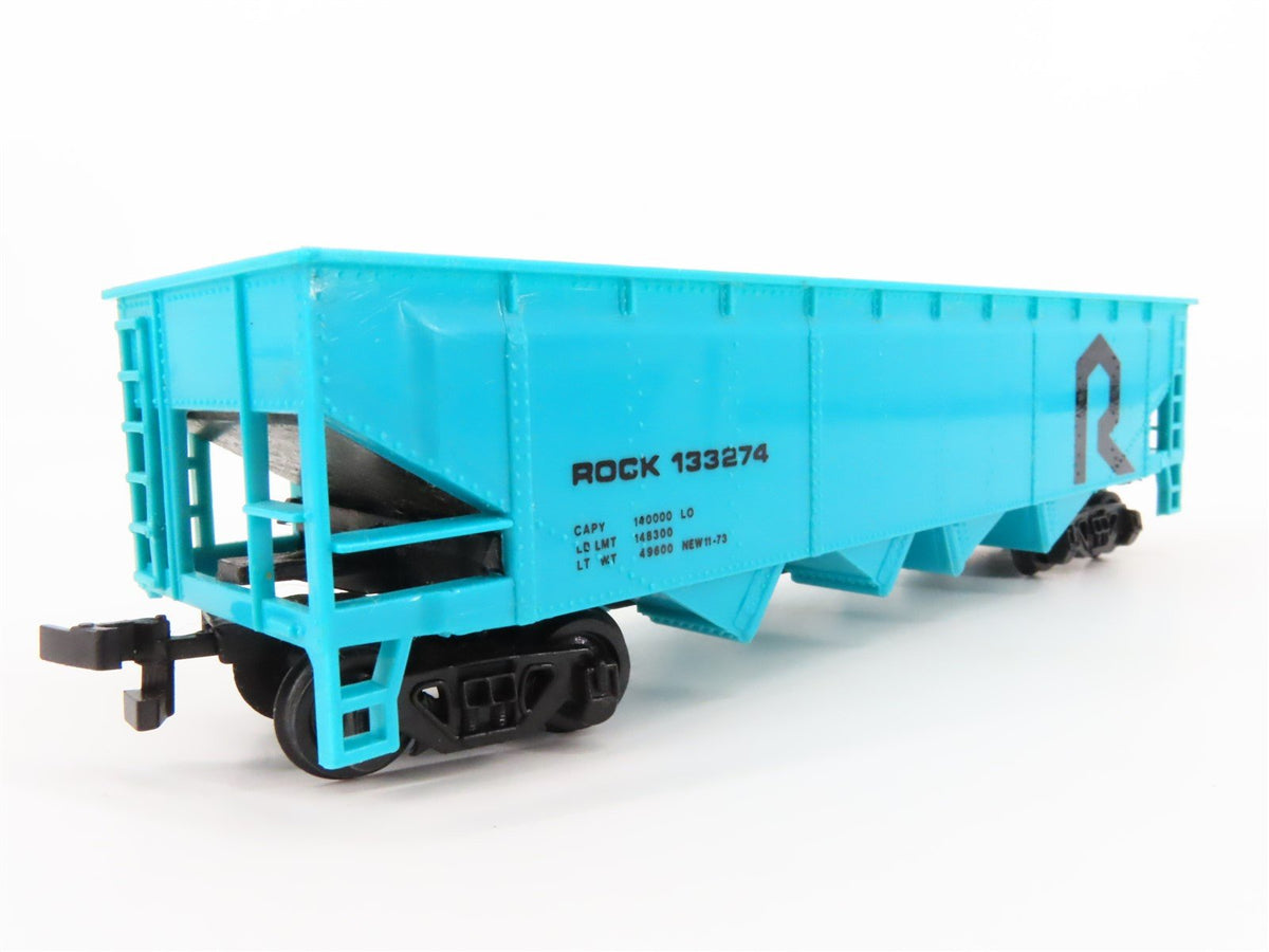 HO Scale Bachmann #17606 ROCK Rock Island &quot;The Rock&quot; 4-Bay Open Hopper #133274