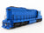 HO Scale Atlas Unlettered Blue EMD SD24 Diesel Locomotive w/ DCC & Sound