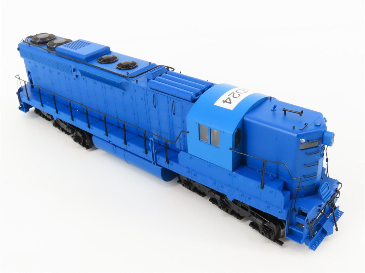 HO Scale Atlas Unlettered Blue EMD SD24 Diesel Locomotive w/ DCC &amp; Sound