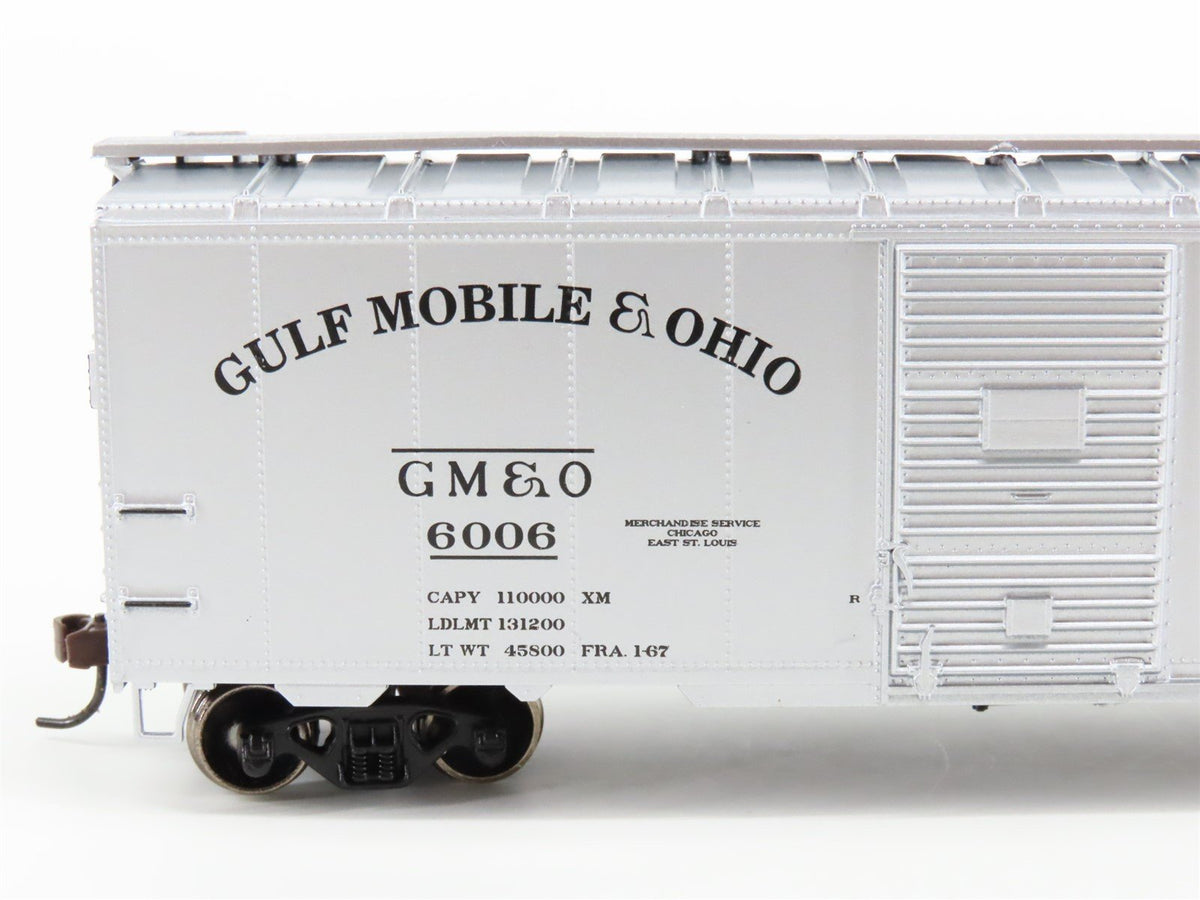 HO Scale Athearn 92285 GM&amp;O Gulf Mobile &amp; Ohio 40&#39; Single Door Box Car #6006