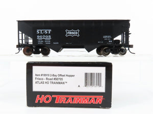 HO Scale Atlas Trainman 18910 SL-SF Frisco 2-Bay Offset Hopper #90705