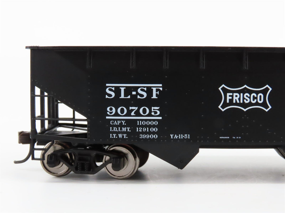 HO Scale Atlas Trainman 18910 SL-SF Frisco 2-Bay Offset Hopper #90705