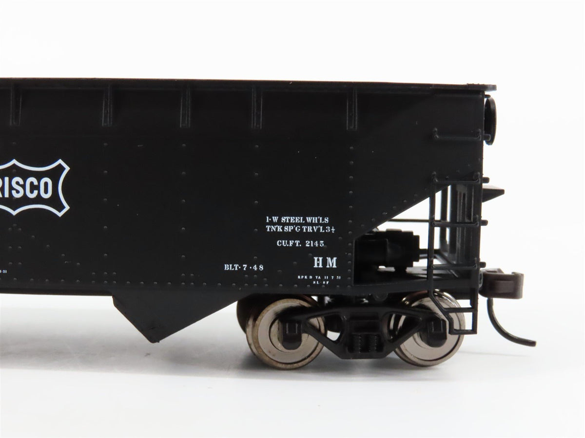 HO Scale Atlas Trainman 18910 SL-SF Frisco 2-Bay Offset Hopper #90705