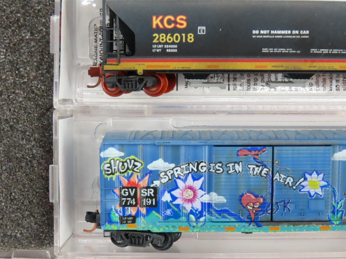 N Scale Micro-Trains MTL #99305030 Southwest Region 3-Pack Weathered &amp; Graffiti