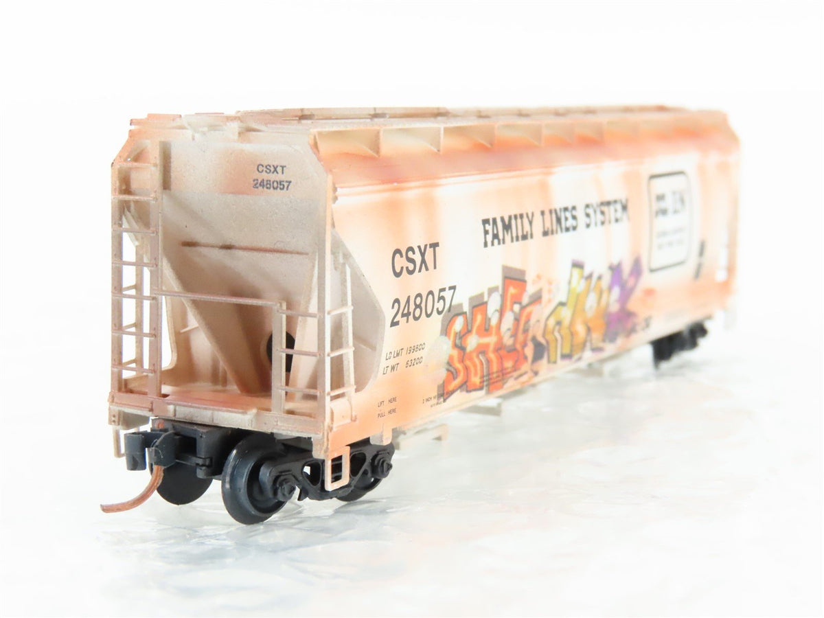 N Scale Micro-Trains MTL 99305020 Southeast Region 4-Pack Weathered &amp; Graffiti