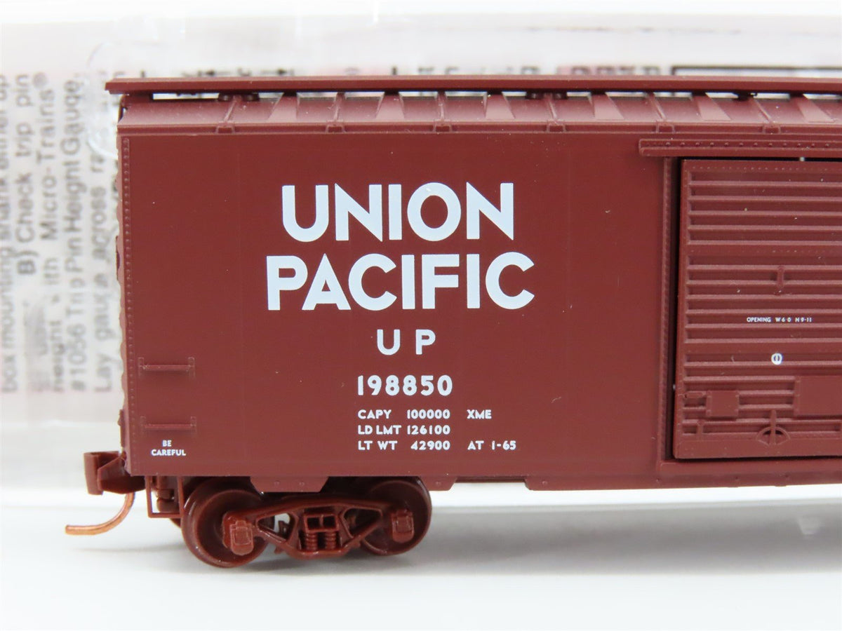 N Scale Micro-Trains MTL 02000710 UP Union Pacific 40&#39; Standard Boxcar #198850