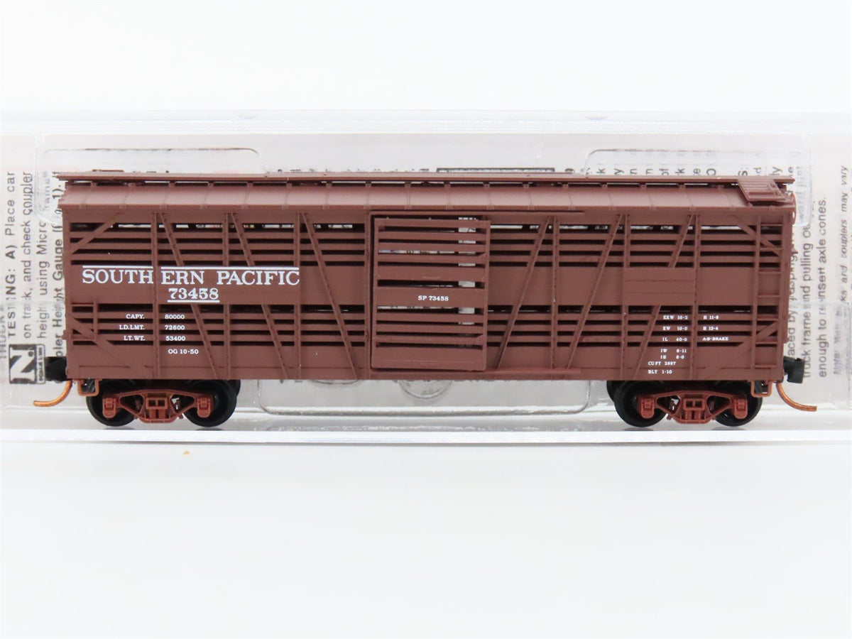 N Scale Micro-Trains MTL 03500251 SP Southern Pacific 40&#39; Stock Car #73458