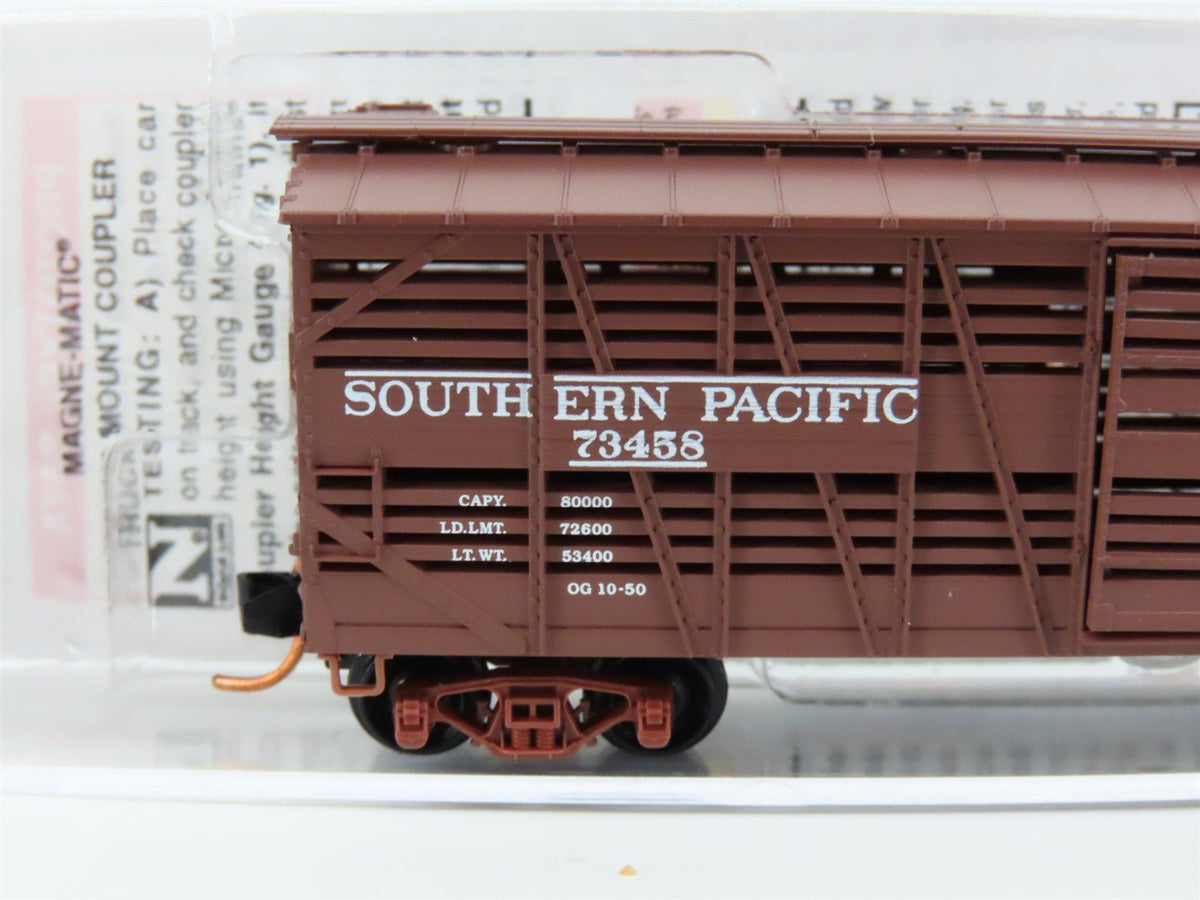 N Scale Micro-Trains MTL 03500251 SP Southern Pacific 40&#39; Stock Car #73458