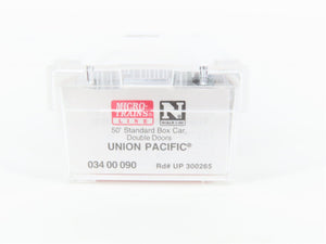 N Micro-Trains MTL 03400090 UP Union Pacific 50' Double Door Box Car #300265