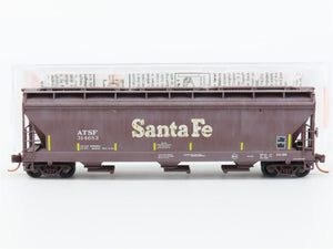 N Scale Micro-Trains MTL 09444100 ATSF Railway 3 Bay Hopper Car 314683 Weathered