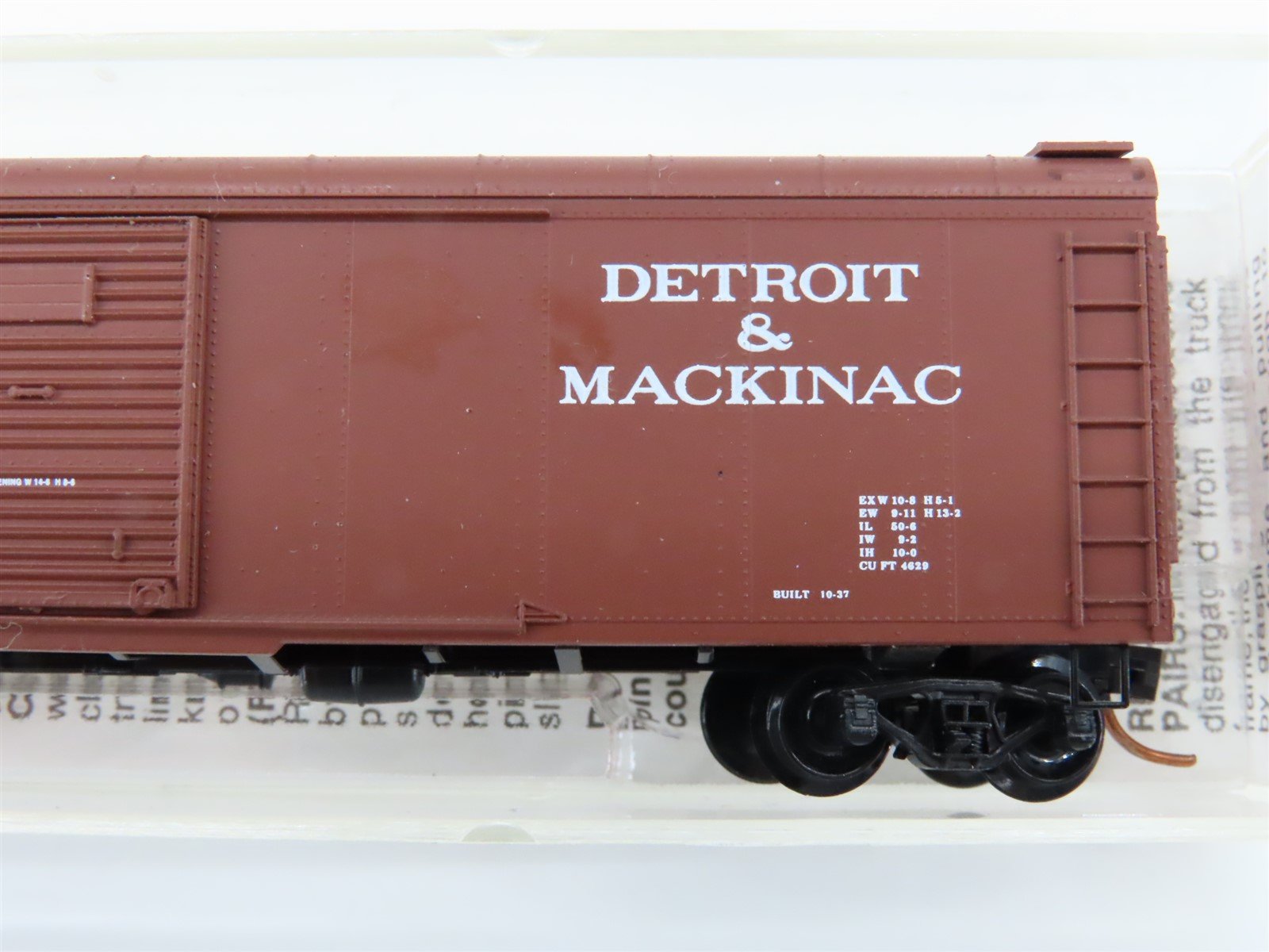 N Micro-Trains MTL 79030 D&M Detroit & Mackinac 50' Wagon Top Box Car #3440