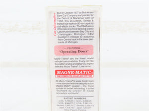 N Micro-Trains MTL 79030 D&M Detroit & Mackinac 50' Wagon Top Box Car #3440