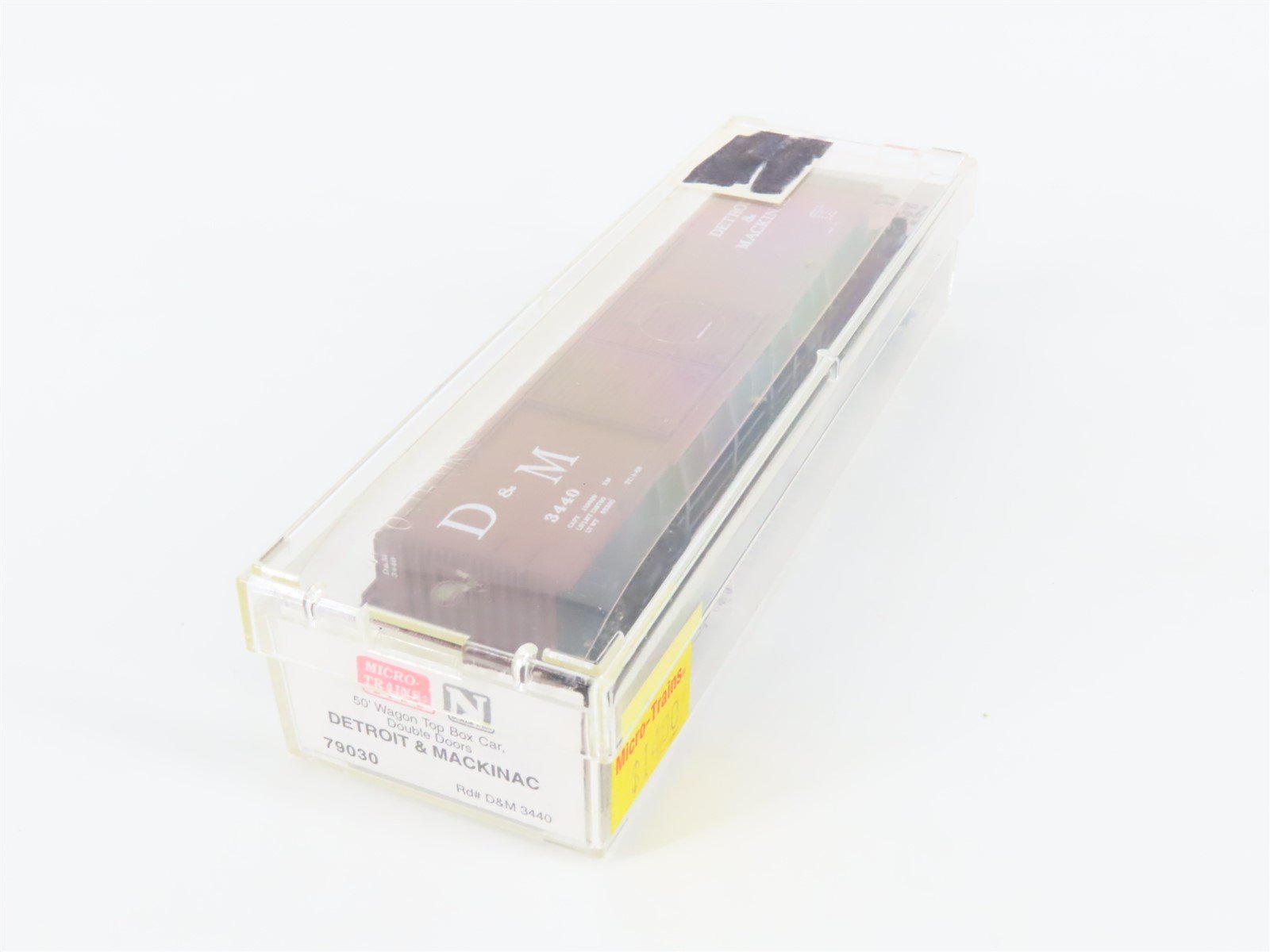 N Micro-Trains MTL 79030 D&M Detroit & Mackinac 50' Wagon Top Box Car #3440