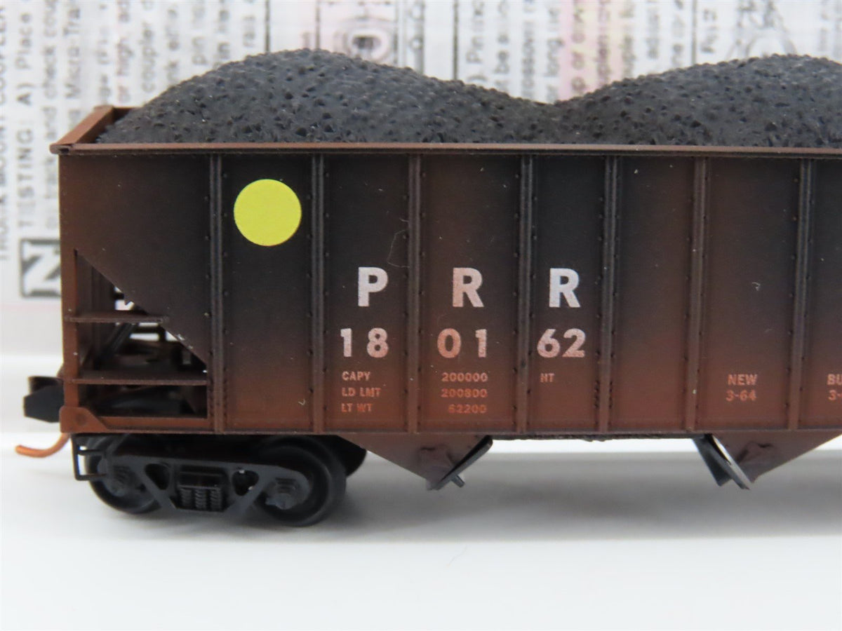 N Scale Micro-Trains MTL 10844040 PRR Railway 3 Bay Hopper Car #180162 Weathered