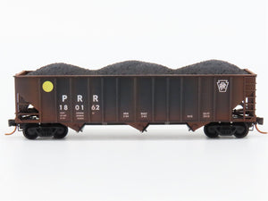 N Scale Micro-Trains MTL 10844040 PRR Railway 3 Bay Hopper Car #180162 Weathered