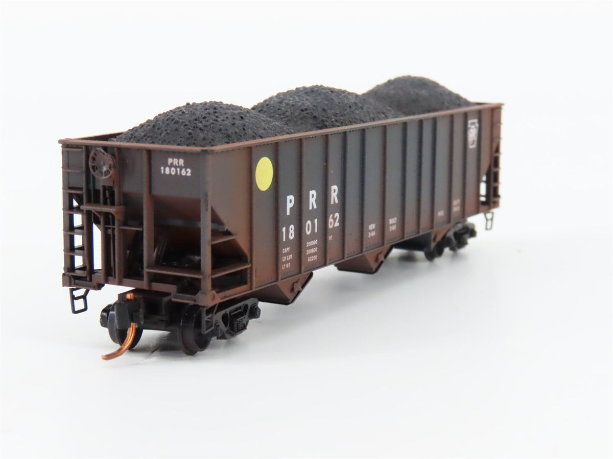 N Scale Micro-Trains MTL 10844040 PRR Railway 3 Bay Hopper Car #180162 Weathered