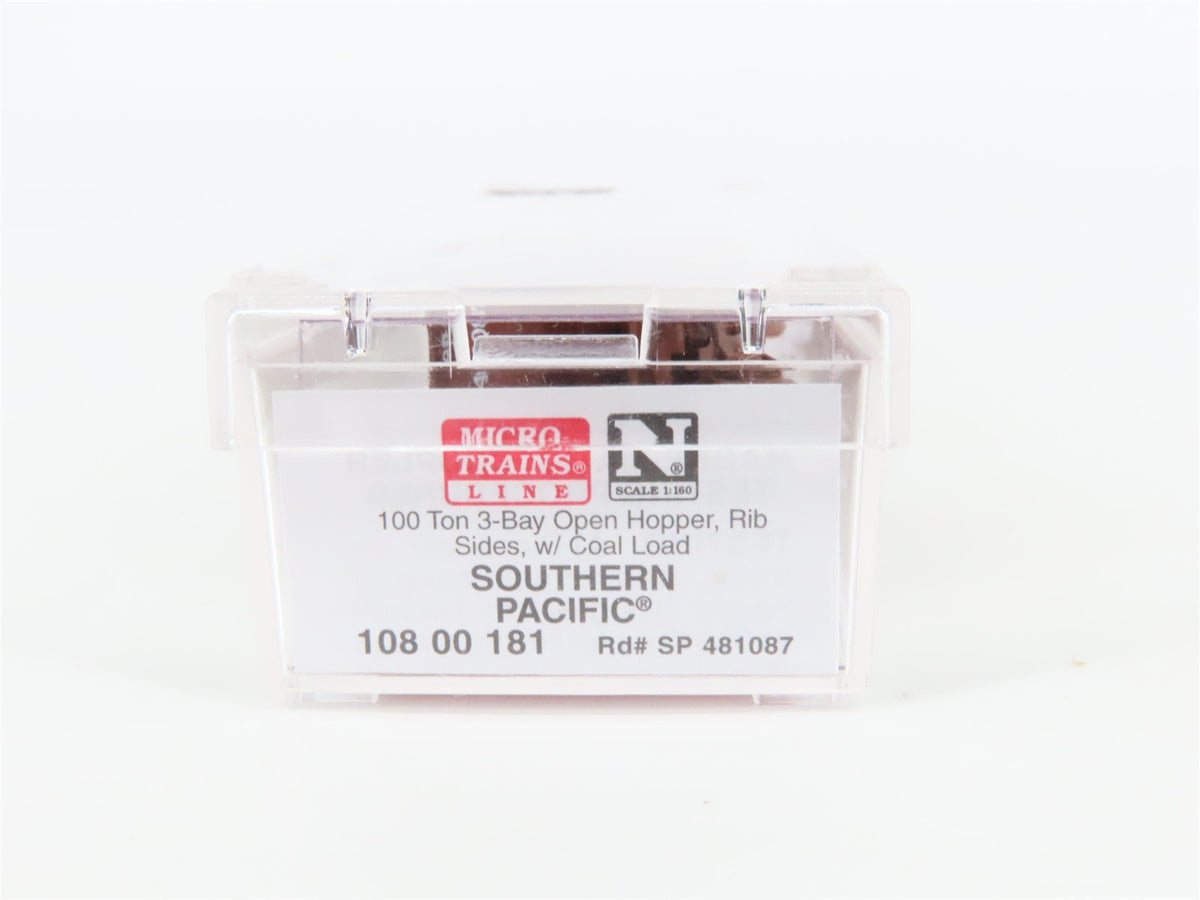 N Scale Micro-Trains MTL 10800181 SP Southern Pacific 3-Bay Open Hopper #481087