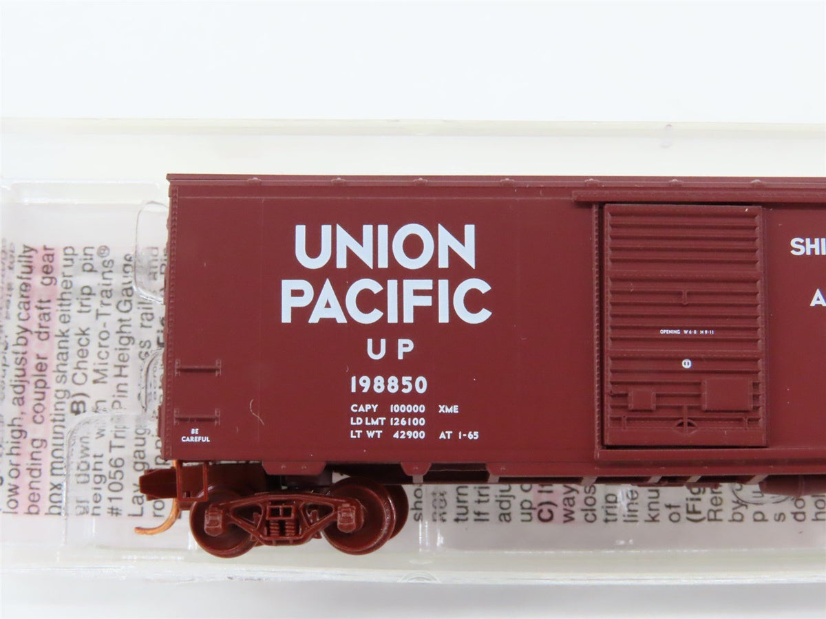 N Scale Micro-Trains MTL 02000710 UP Union Pacific 40&#39; Box Car #198850