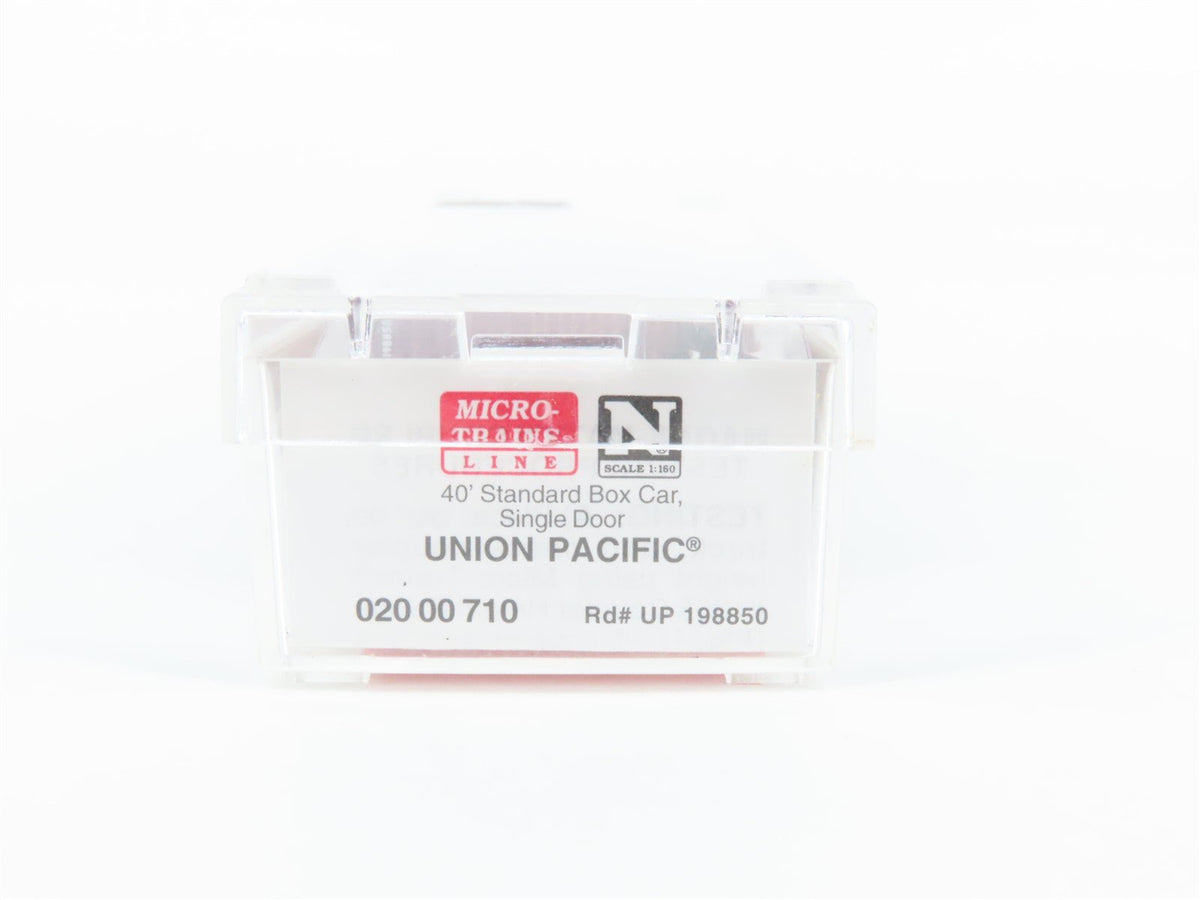 N Scale Micro-Trains MTL 02000710 UP Union Pacific 40&#39; Box Car #198850