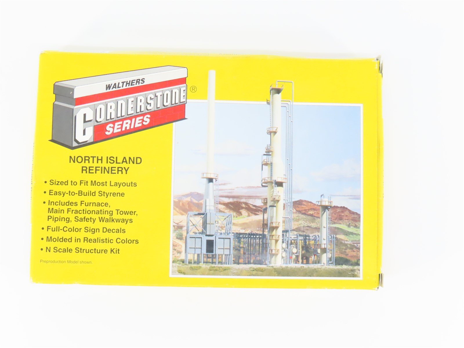 N 1/160 Scale Walthers Cornerstone Kit #933-3219 North Island Refinery