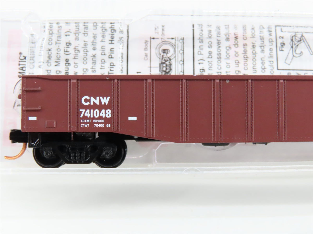 N Scale Micro-Trains MTL 10500526 CNW/UP 50&#39; Steel Side Gondola #741048