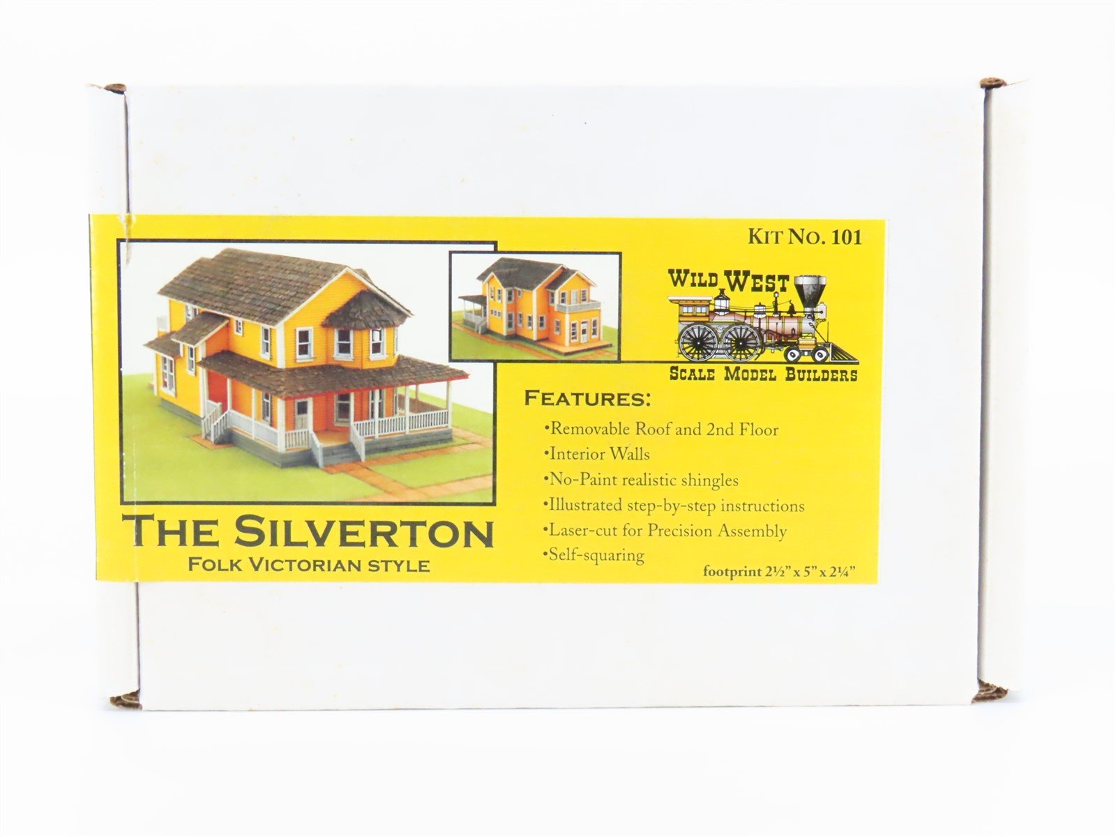 N Wild West Scale Model Builders Kit #101 The Silverton - Folk Victorian Style