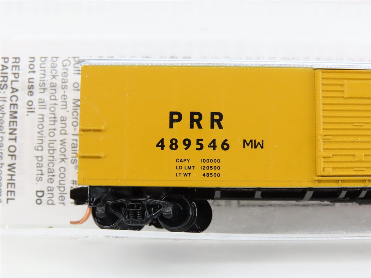 N Scale Micro-Trains MTL120710 PRR Pennsylvania 40&#39; Steel Box Car #489546