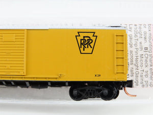 N Scale Micro-Trains MTL120710 PRR Pennsylvania 40' Steel Box Car #489546