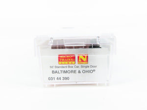 N Micro-Trains MTL 03144390 B&O Baltimore & Ohio 50' Box Car #299202 - Weathered