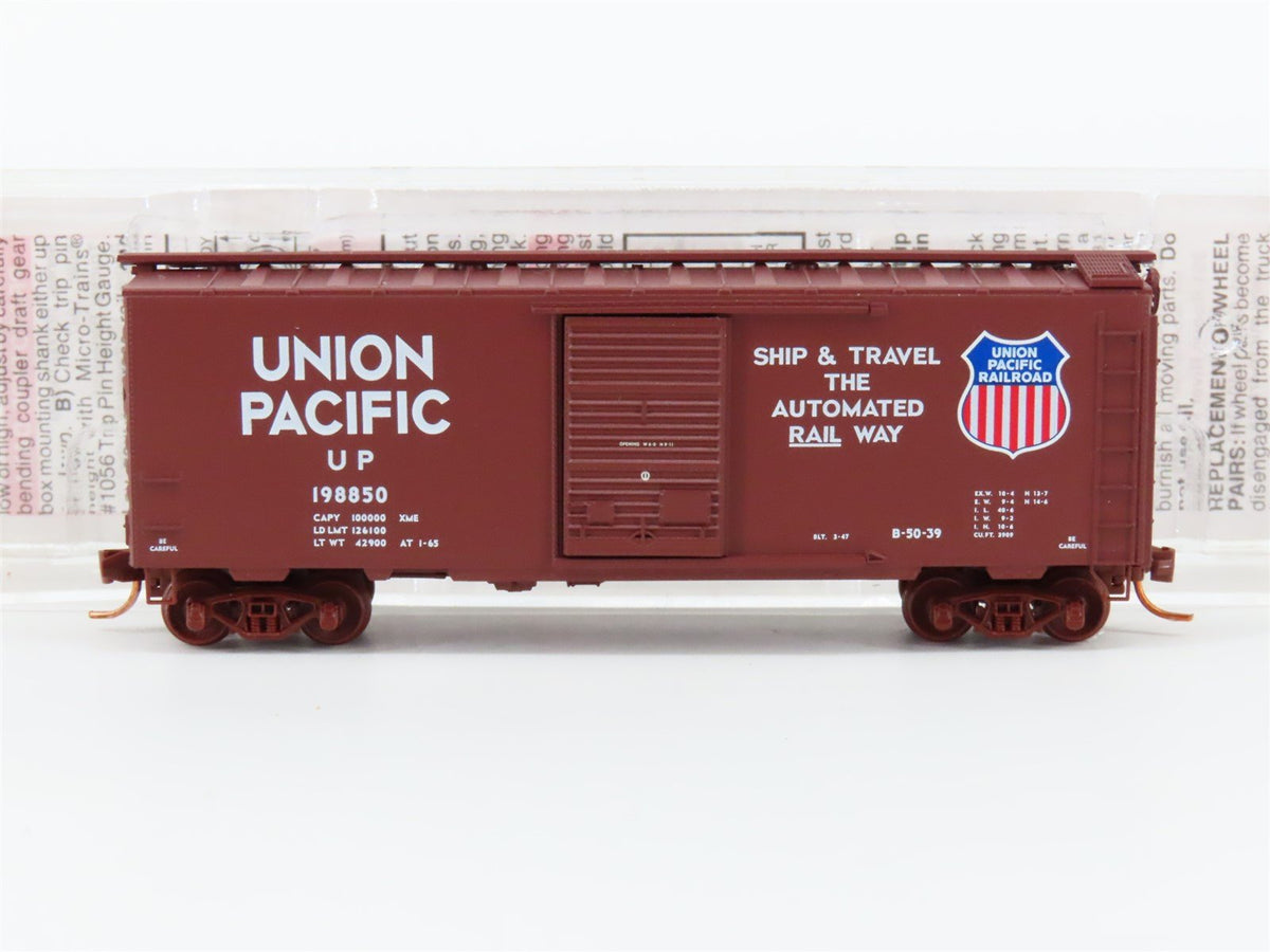 N Scale Micro-Trains MTL 02000710 UP Union Pacific 40&#39; Single Door Boxcar 198850