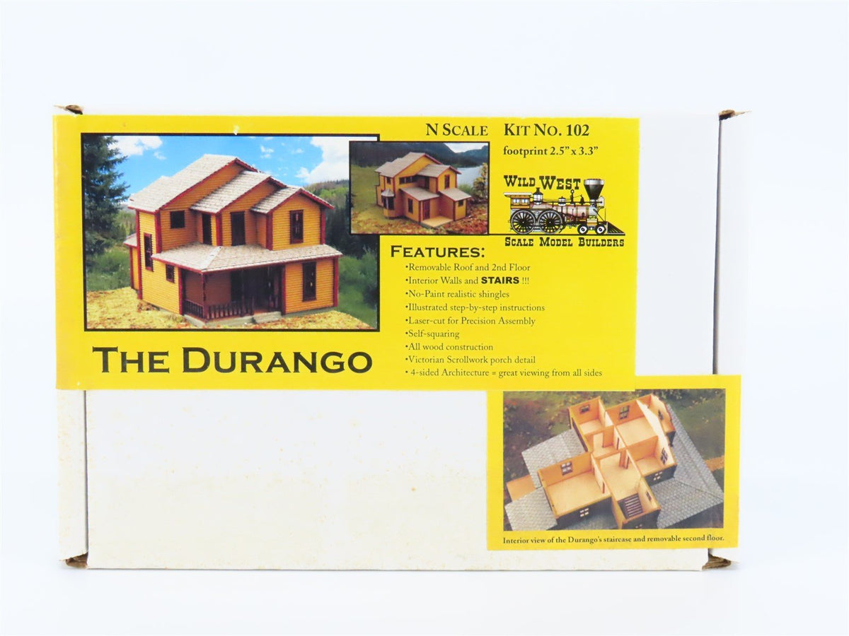 N Wild West Scale Model Builders Kit #102 The Durango - SEALED