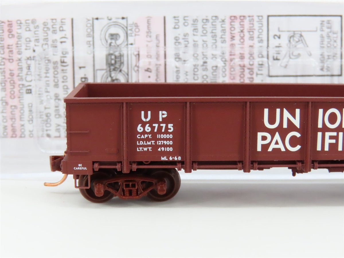 N Scale Micro-Trains MTL 08300010 UP Union Pacific 40&#39; Drop Gondola #66775