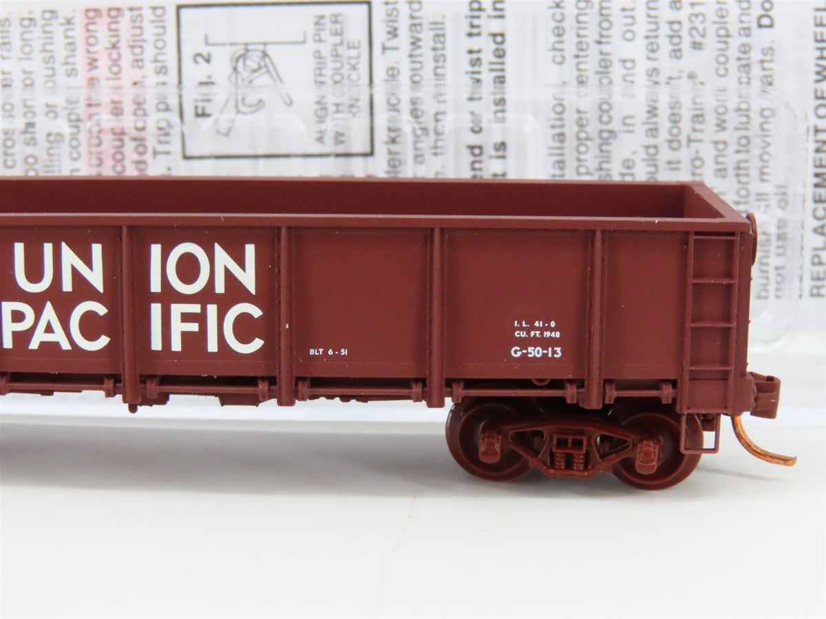 N Scale Micro-Trains MTL 08300010 UP Union Pacific 40&#39; Drop Gondola #66775