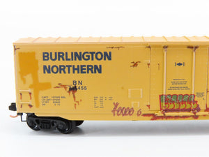 N Scale Micro-Trains MTL 03844162 BN 50' Plug Door Box Car #745455 w/ Graffiti