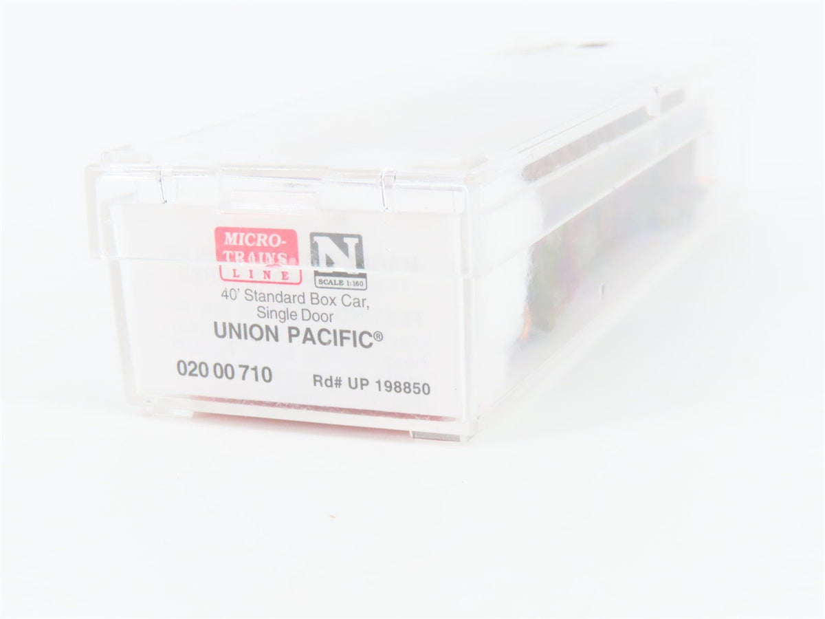 N Scale Micro-Trains MTL 02000710 UP Union Pacific 40&#39; Standard Boxcar #198850