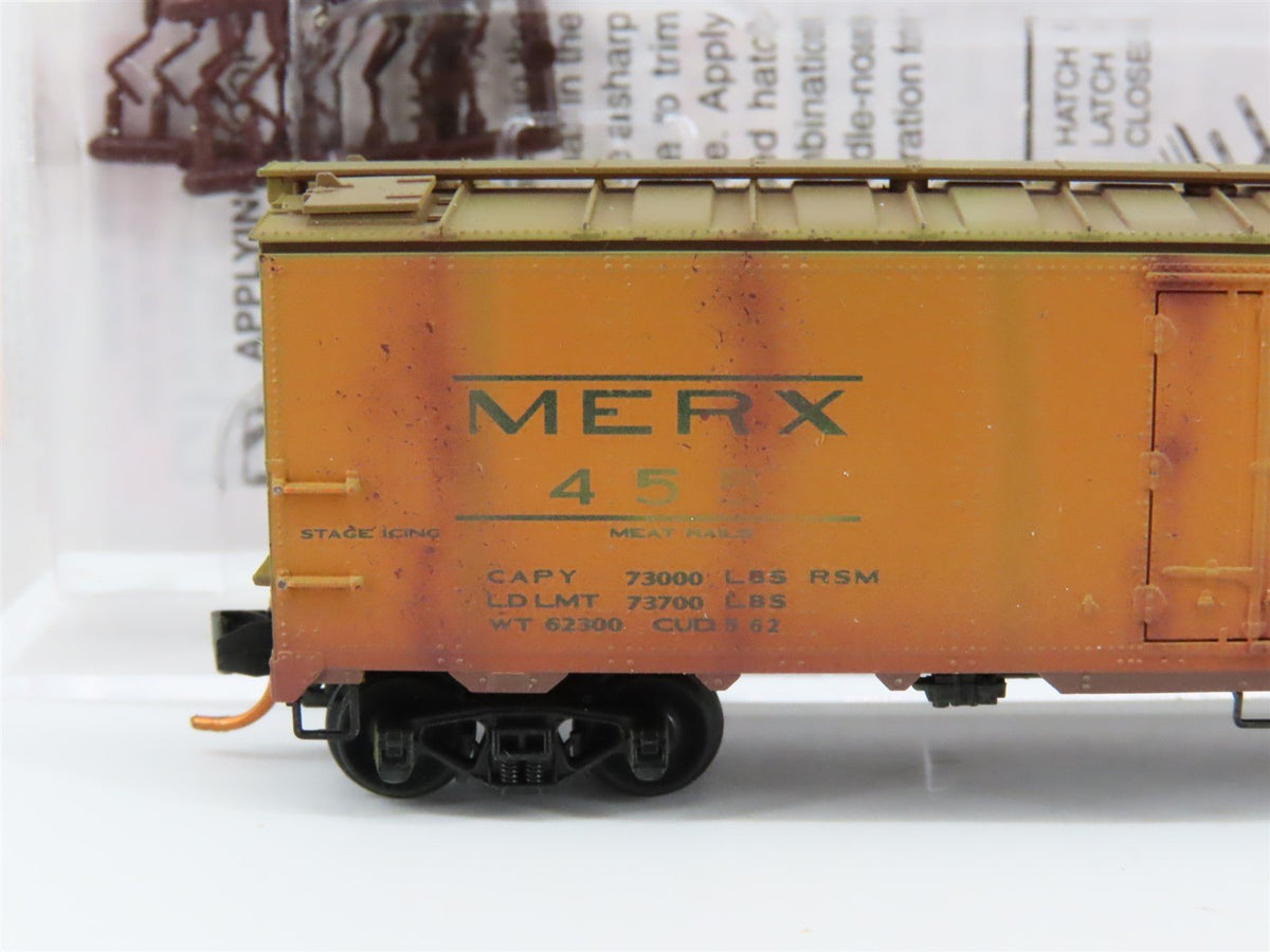 N Scale Micro-Trains MTL 05944160 MERX National Packing Reefer #455 Weathered