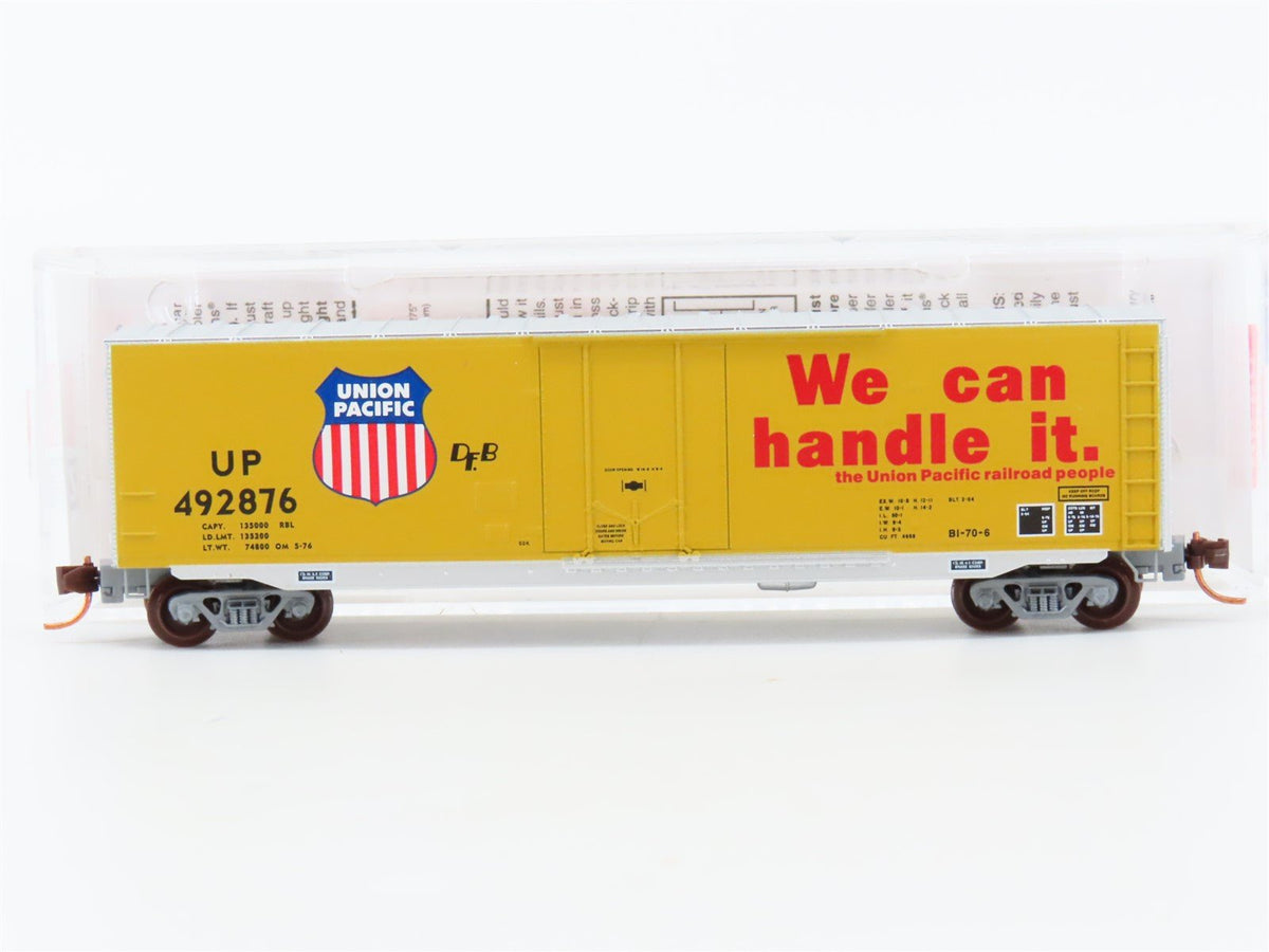 N Scale Micro-Trains MTL 03800240 UP Union Pacific 50&#39; Double Door Boxcar 492876