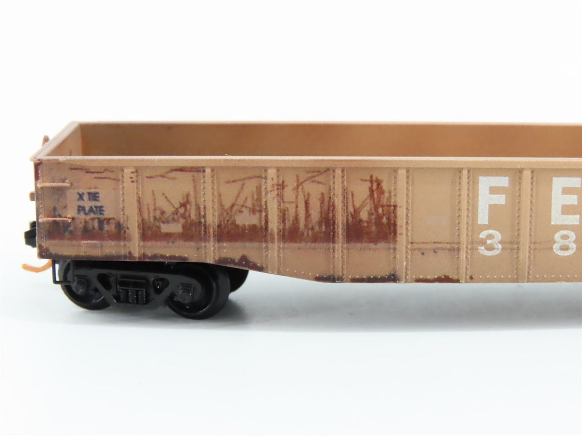 N Micro-Trains MTL 10544516 FEC Florida East Coast 50&#39; Gondola #3842 - Weathered